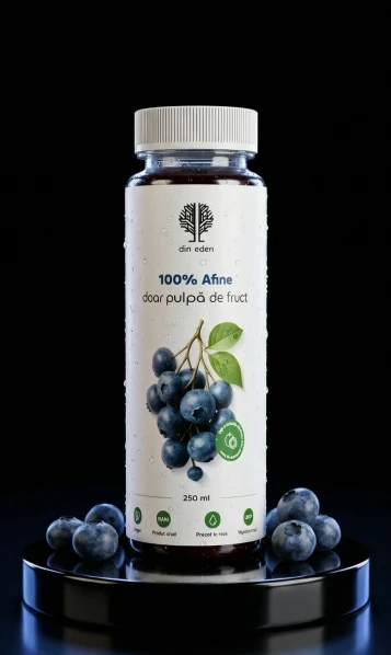 Pulpă de afine Din Eden, 100% fruct